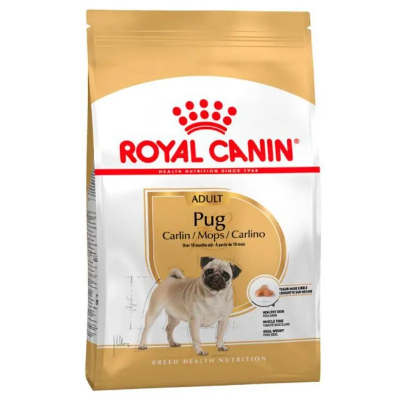 خرید غذای خشک سگ نژاد پاگ رویال کنین - Royal Canin Pug Adult